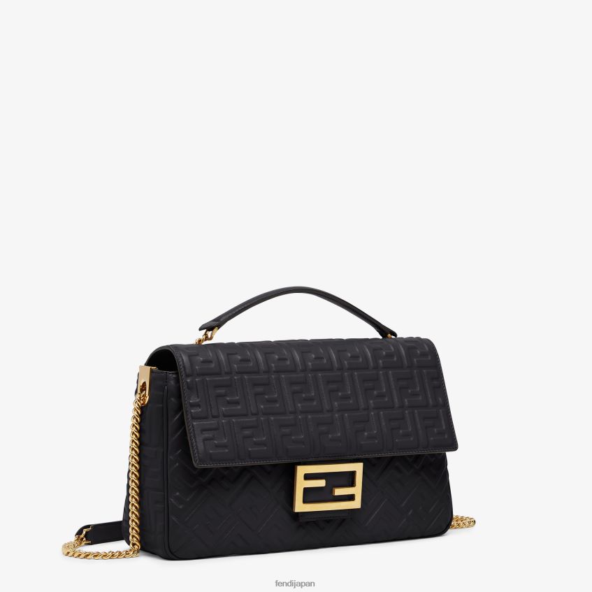 jp Fendi 女性 バゲットチェーンラージナッパレザーバッグ 黒 20L42T911 アクセサリー