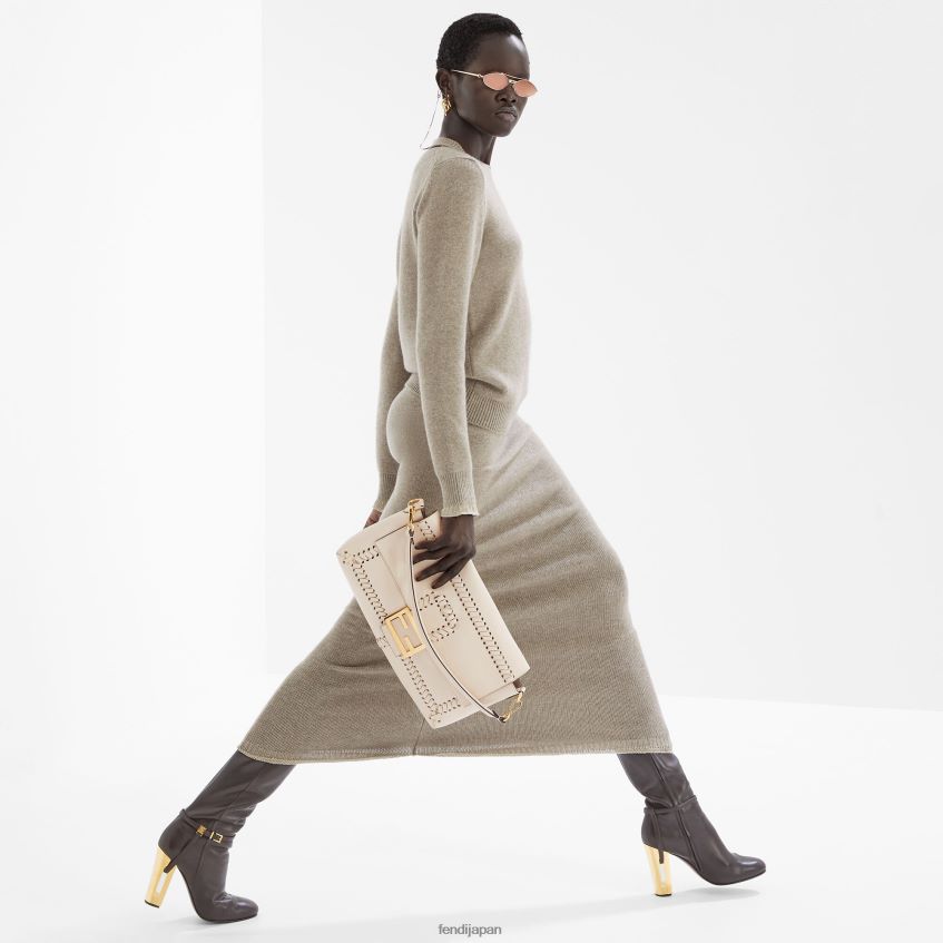jp Fendi 女性 カシミアスカート ベージュ 20L42T959 衣服