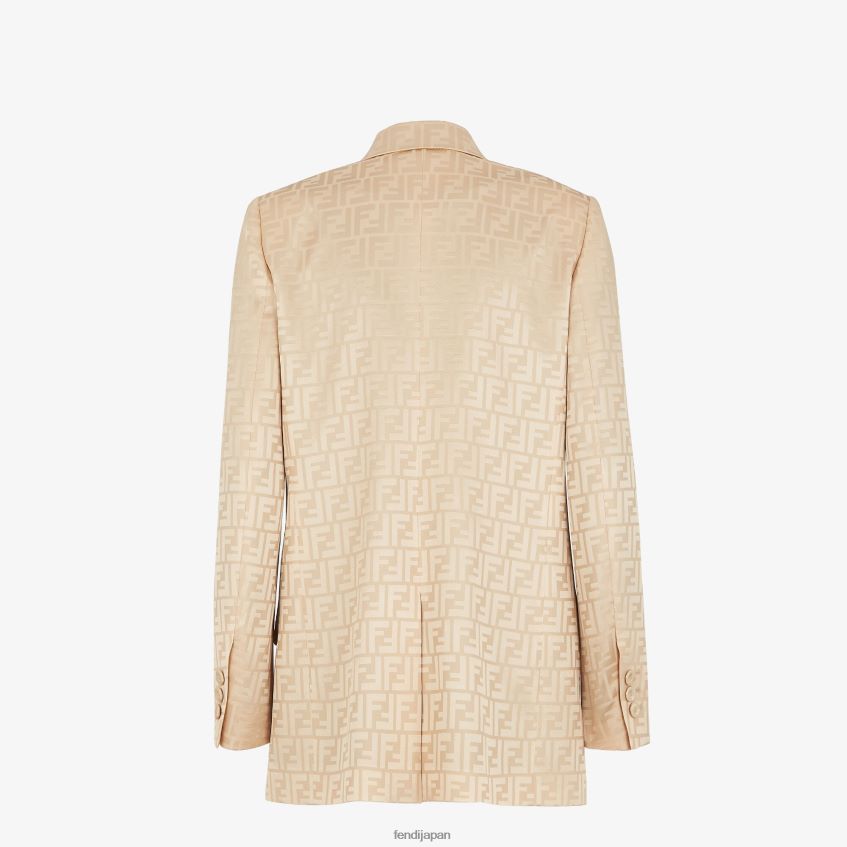 jp Fendi 女性 シルクブレザー ベージュ 20L42T967 衣服