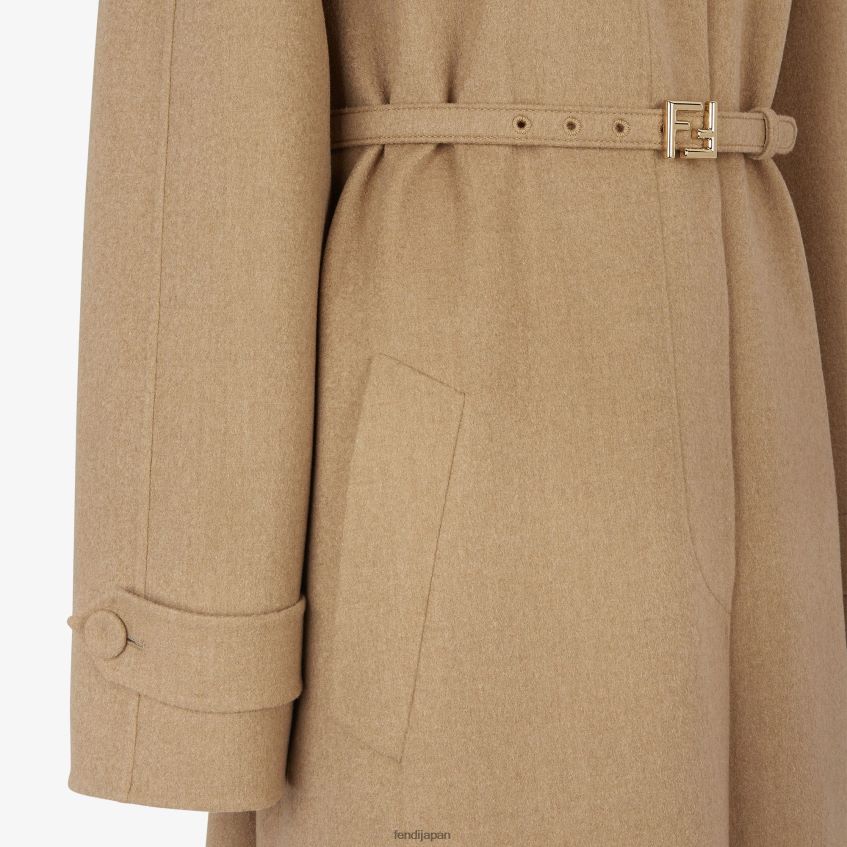 jp Fendi 女性 カシミアトレンチコート ベージュ 20L42T975 衣服