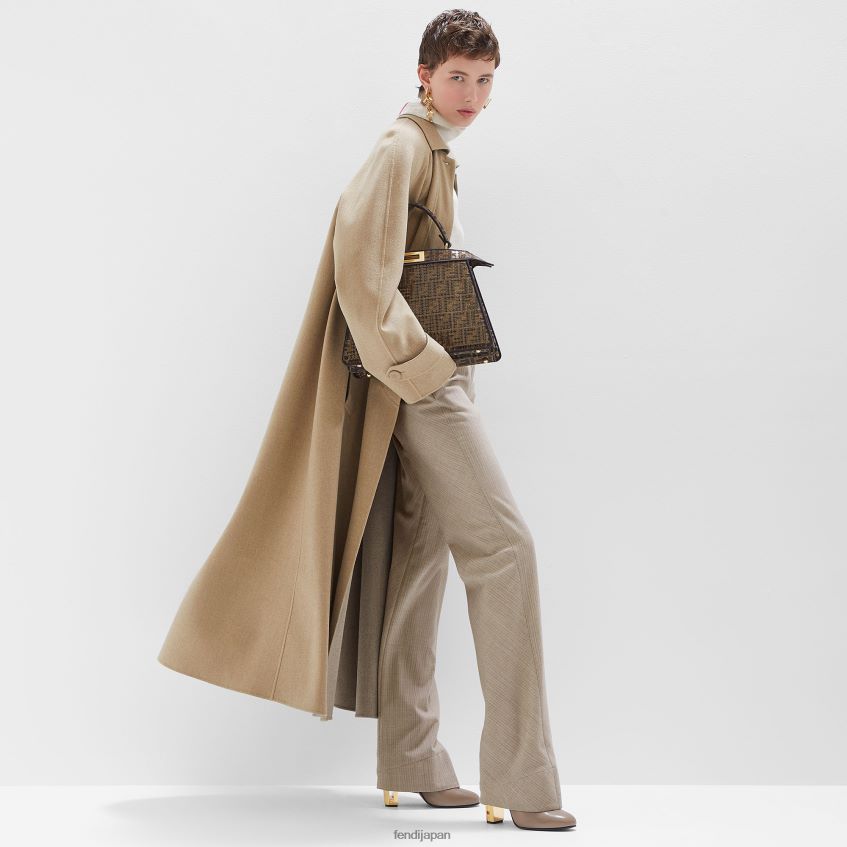 jp Fendi 女性 カシミアトレンチコート ベージュ 20L42T975 衣服