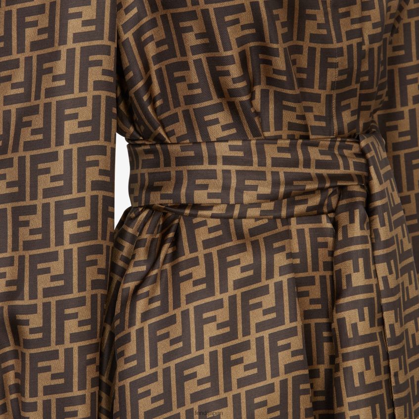 jp Fendi 女性 ツイルドレス 茶色 20L42T976 衣服