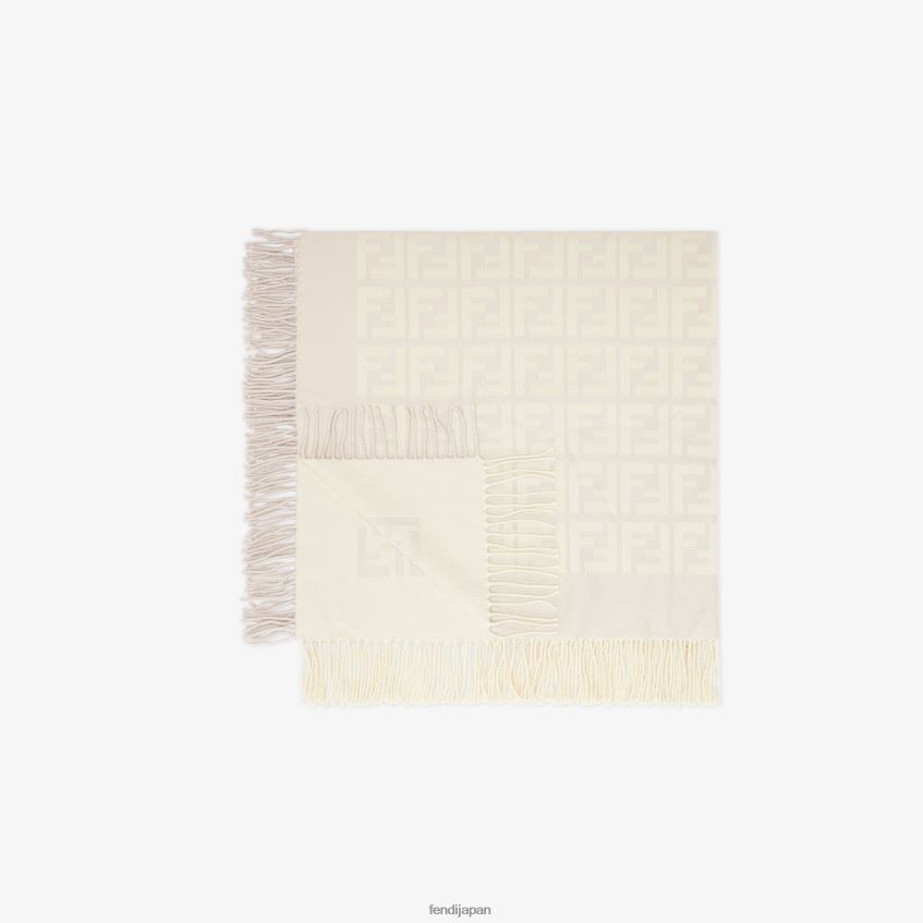 jp Fendi 子供たち 全体に3Dロゴが入ったウールとカシミアのベビーブランケット ファッション 20L42T2792 アクセサリー