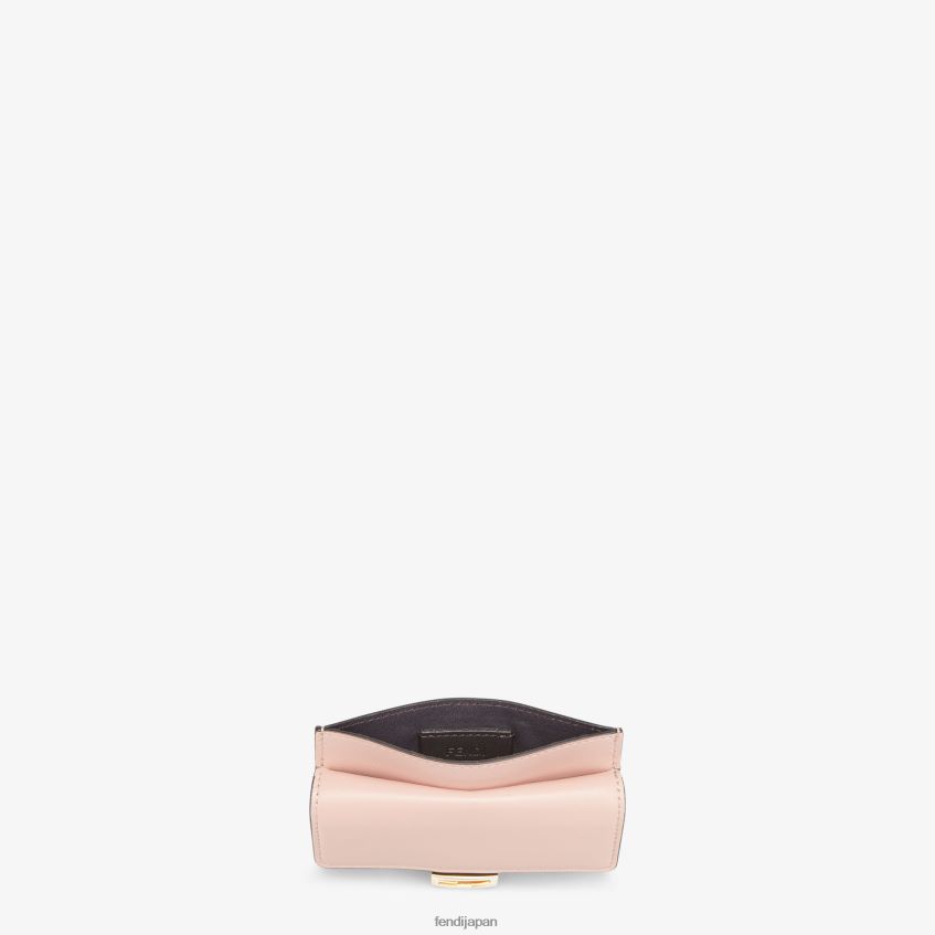 jp Fendi 女性 FF ナッパレザー カードホルダー ピンク 20L42T1523 アクセサリー