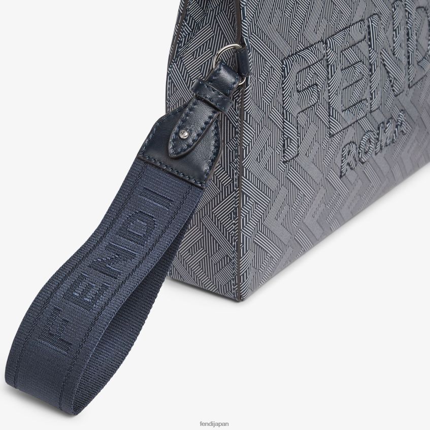 jp Fendi 男性 ストライプFFプリント付きレザークラッチバッグ 多色 20L42T1792 アクセサリー