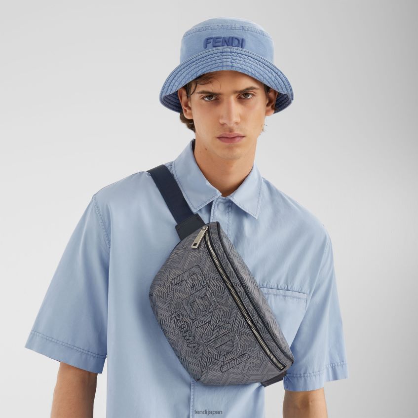 jp Fendi 男性 ストライプFFプリント付きレザーベルトバッグ 多色 20L42T1793 アクセサリー