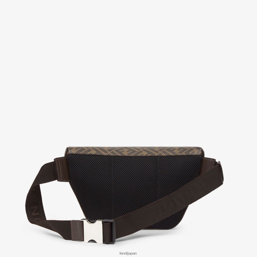 jp Fendi 男性 FFファブリックベルトバッグ 茶色 20L42T1857 アクセサリー