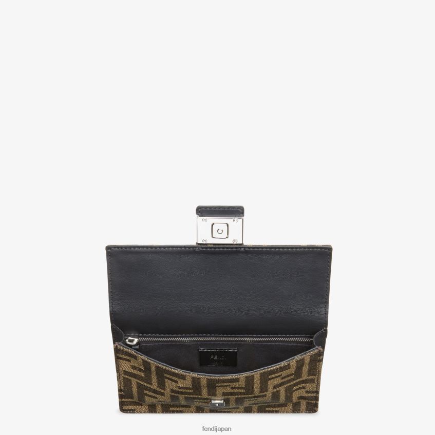 jp Fendi 男性 FFジャカード生地バッグ 茶色 20L42T2619 アクセサリー