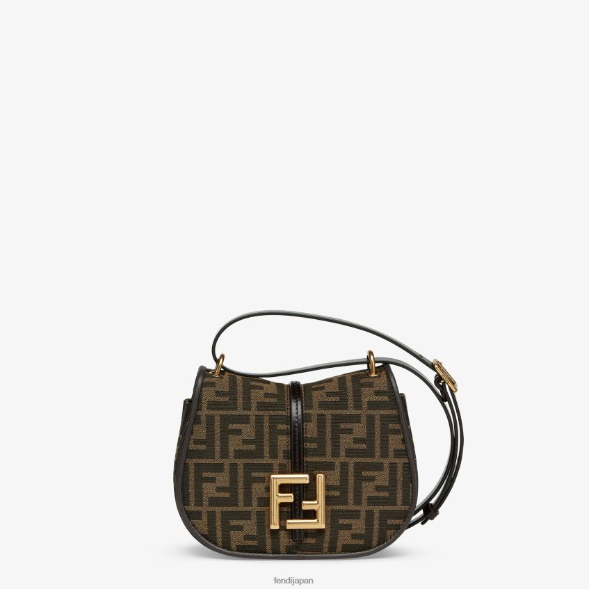 jp Fendi 女性 FFジャカード生地バッグ 茶色 20L42T519 アクセサリー