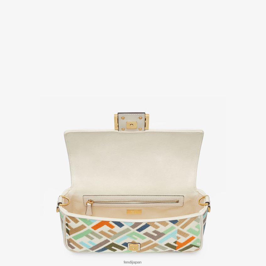 jp Fendi 女性 FF刺繍入りキャンバスバッグ 多色 20L42T593 アクセサリー