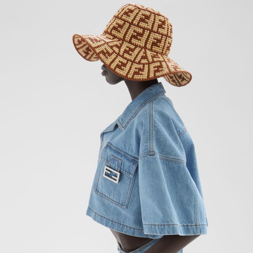 jp Fendi 女性 FFラフィアハット 多色 20L42T86 アクセサリー