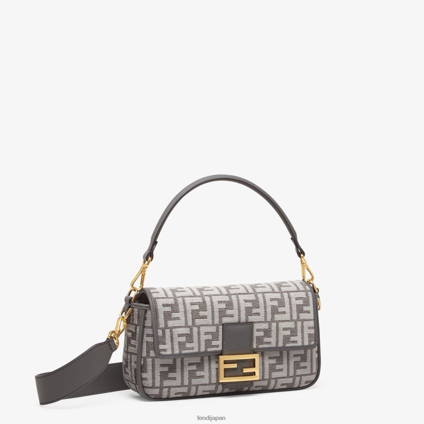 jp Fendi 女性 ffタペストリー生地バッグ グレー 20L42T836 アクセサリー