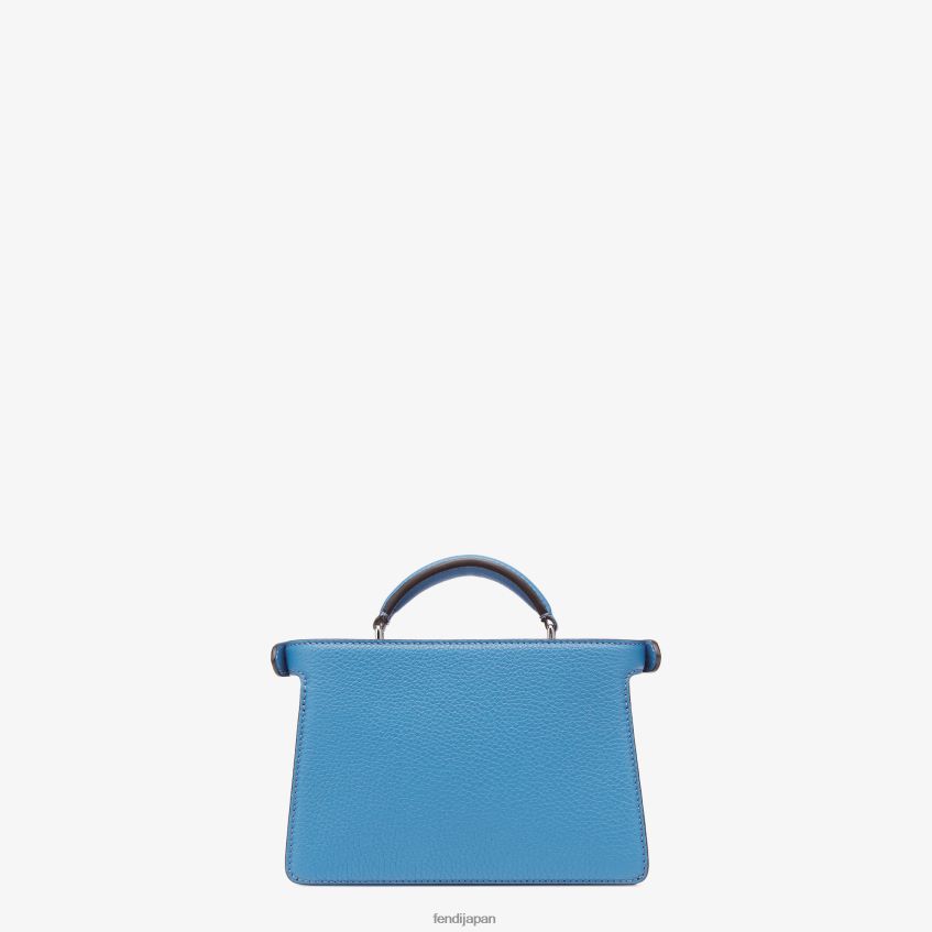 jp Fendi 男性 ピーカブー iseeu xcross レザーバッグ 青 20L42T1795 アクセサリー