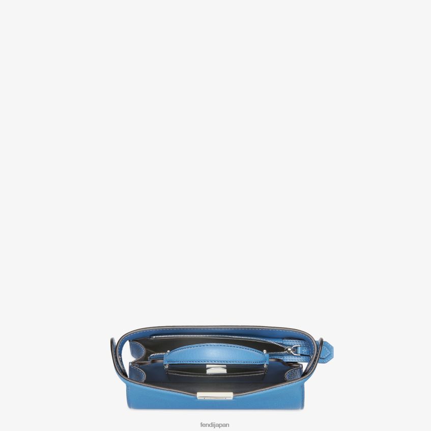 jp Fendi 男性 ピーカブー iseeu xcross レザーバッグ 青 20L42T1795 アクセサリー