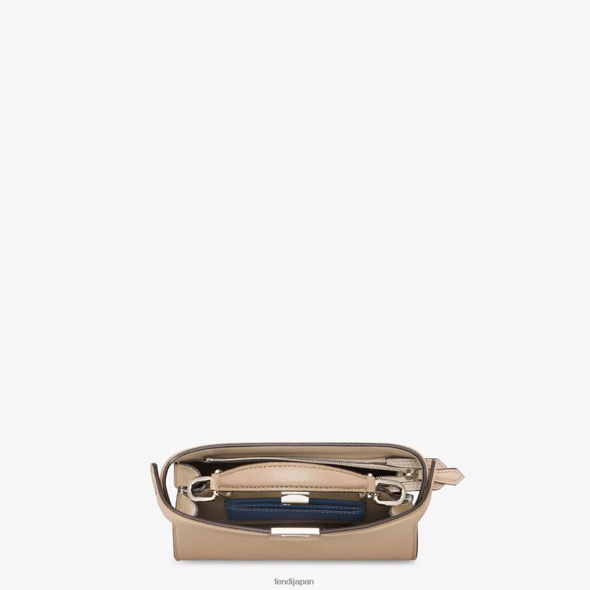 jp Fendi 男性 ピーカブー iseeu xcross レザーバッグ ベージュ 20L42T1796 アクセサリー