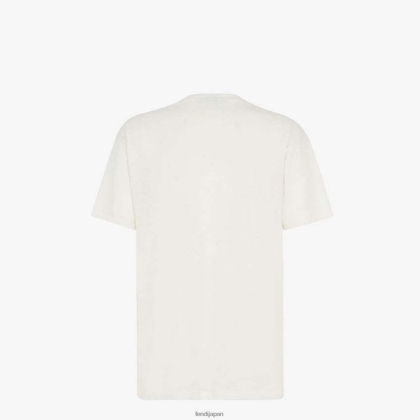jp Fendi 女性 ジャージーTシャツ 白 20L42T950 衣服