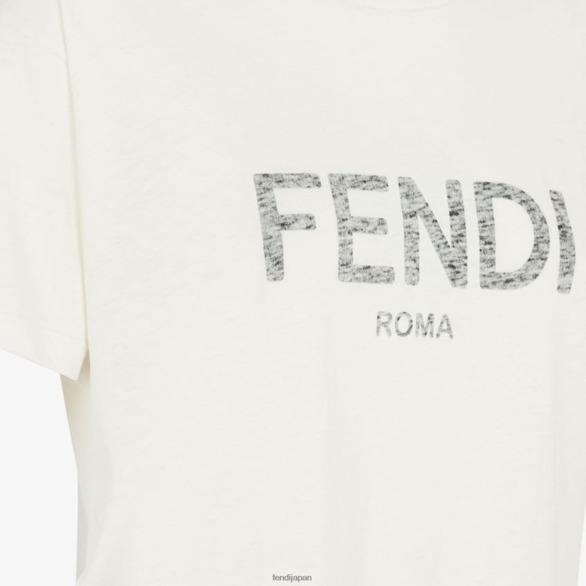 jp Fendi 女性 ジャージーTシャツ 白 20L42T950 衣服